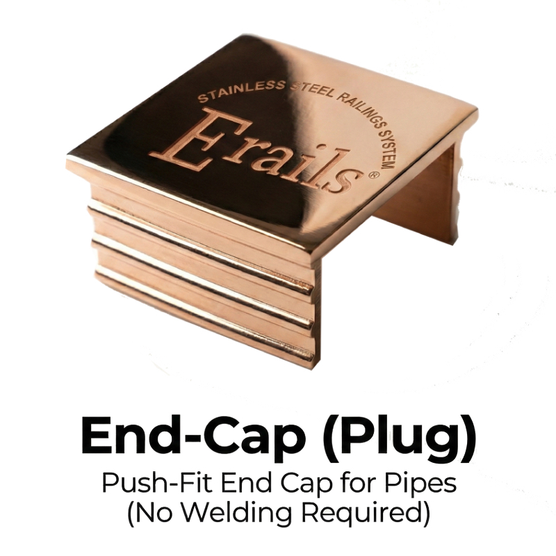 Erails Pvd RoseGold End-Cap