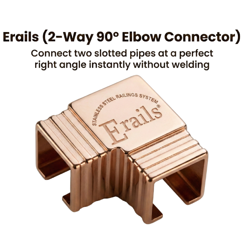 Erails Rosegold L-Bend